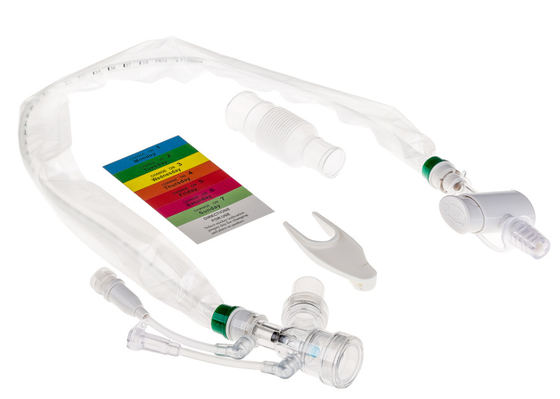 Un buen precio. longitud endotraqueal 600 mm catéter de succión cerrado 16 Fr succión en línea cerrada para la gestión de las vías respiratorias en línea