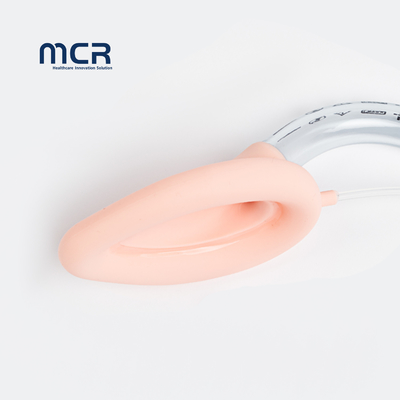 Mascarilla laríngea desechable de PVC y silicona de vía aérea con CE e ISO utilizada para cirugía de anestesia general