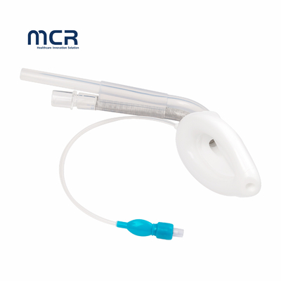 Un buen precio. Máscara laríngea de doble luz curvada de silicona desechable para vías respiratorias en línea