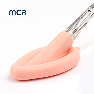 Un buen precio. Anestesia Mascarilla laríngea reforzada con alambre resistente a las torceduras Silicona de vías respiratorias en línea
