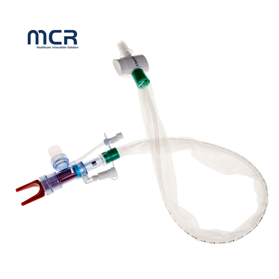 Un buen precio. Catéter de succión cerrado Suministros médicos desechables Sistema de succión cerrado 72H en línea