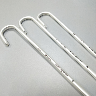 Un buen precio. Intubado con tubo endotraqueal flexible con estilete de intubado de aluminio en línea