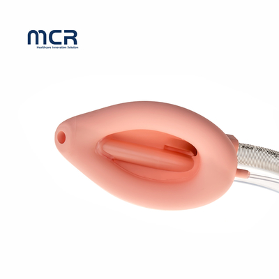 Un buen precio. Máscara laríngea de doble luz desechable preformada de silicona curvada para vías respiratorias en línea