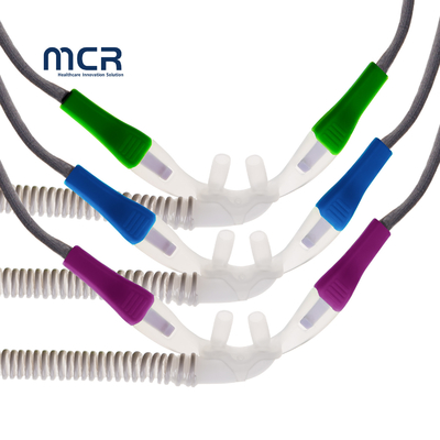 Cánula de oxígeno de alto flujo nasal HFNC Cánula nasal desechable de alto flujo