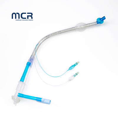 Un buen precio. Tubo endobronquial de doble luz liso de PVC de un solo uso izquierda / derecha en línea