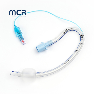 Un buen precio. Tubo endotraqueal de PVC preformado con esposas y desechable en línea
