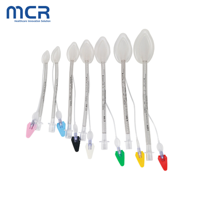 Máscara laríngea reforzada de PVC desechable