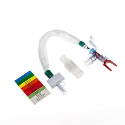 Un buen precio. 14Fr Catéter de succión cerrado de PVC de grado médico Esterilización con óxido de etileno en línea