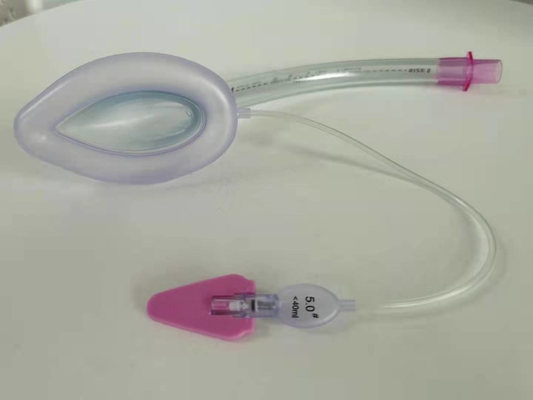 Un buen precio. Máscara laríngea desechable de PVC LMA tamaño 5.0 Intubado con barra para uso adulto en línea