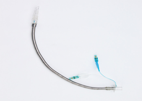 Un buen precio. Suministros médicos desechables Tubo endotraqueal resistente al láser de acero inoxidable para cirugías de laringe con láser en línea