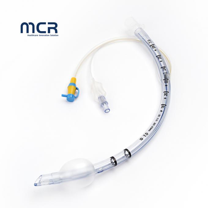 Tubo endotraqueal con manguito de PU micro delgado y flexible para asistencia respiratoria en el hospital 0