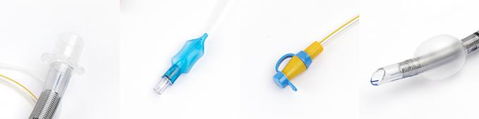 Suministros médicos Anestesia UCI Pu manguito Tubo endotraqueal reforzado con puerto de succión 1
