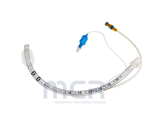 Tubos endotraqueales desechables con puerto de succión con manguito de PU micro delgado 1