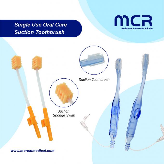 Esponja dental desechable Cepilla dental oral Cepilla dental de succión médica 0