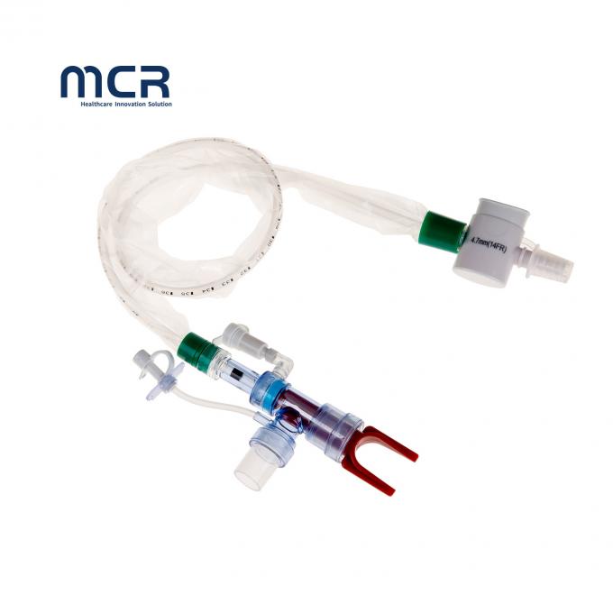 Catéter de succión cerrado Suministros médicos desechables Sistema de succión cerrado 72H 0