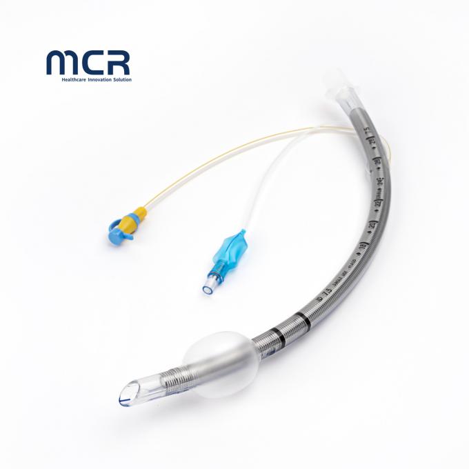Tubo endotraqueal reforzado desechable con puerto de succión ISO FDA 0