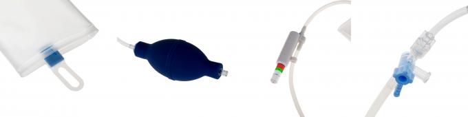 Bolsa de infusión de presión para productos de cuidado médico con manómetro 1