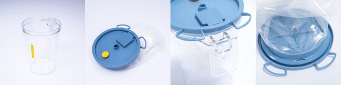 Sistemas de aspiración de línea de equipo médico de aspiración de la lata y bolsa de aspiración de línea de línea 0