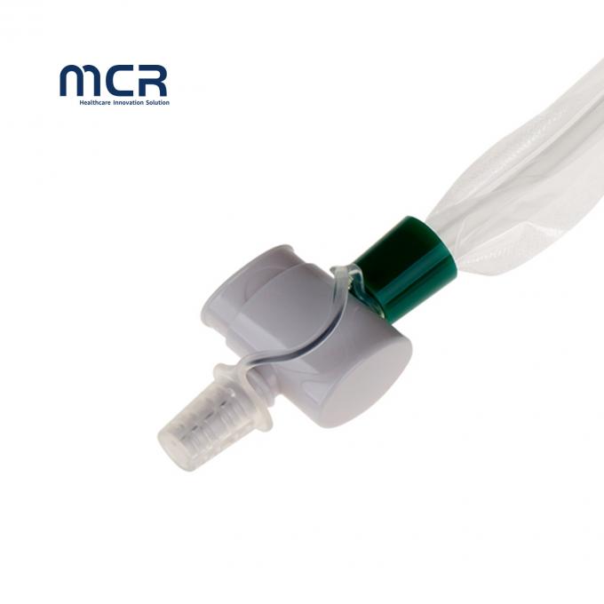 Conector de forma L Catéter de succión cerrado Lumen único 24 horas 1
