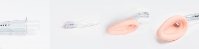Máscara laríngea preformada de vía aérea PVC desechable y máscara laríngea de silicona 0