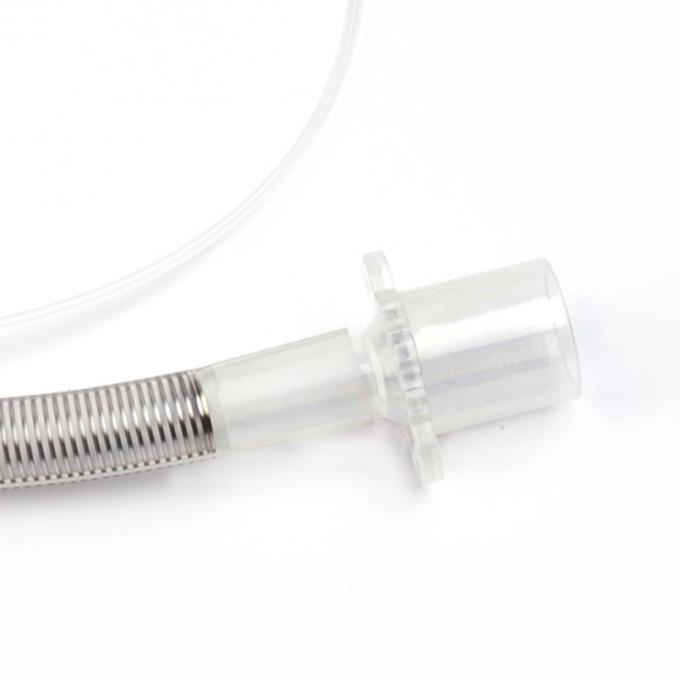 Tubo endotraqueal reforzado con manguito de PU con indicador de puerto de succión 3
